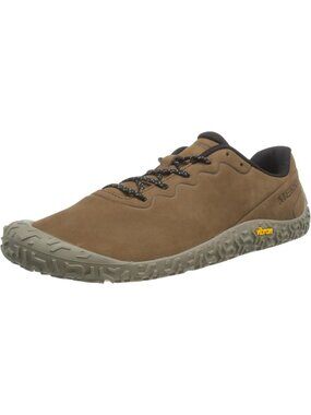 Men's Leather Trail Running Shoes - Lightweight, Breathable, Flexible Fit